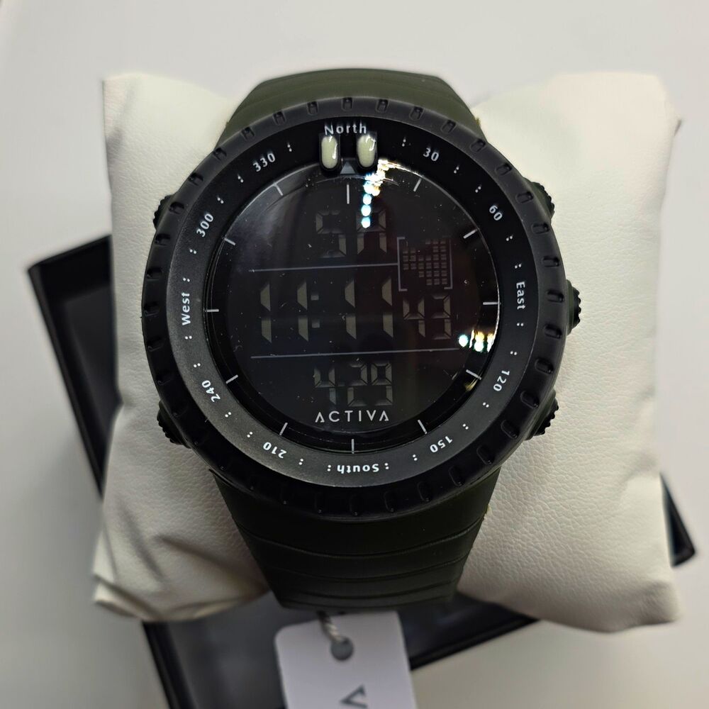 Activa Odyssey X Invicta mens Digital watch 53mm Army Green acw1237 002